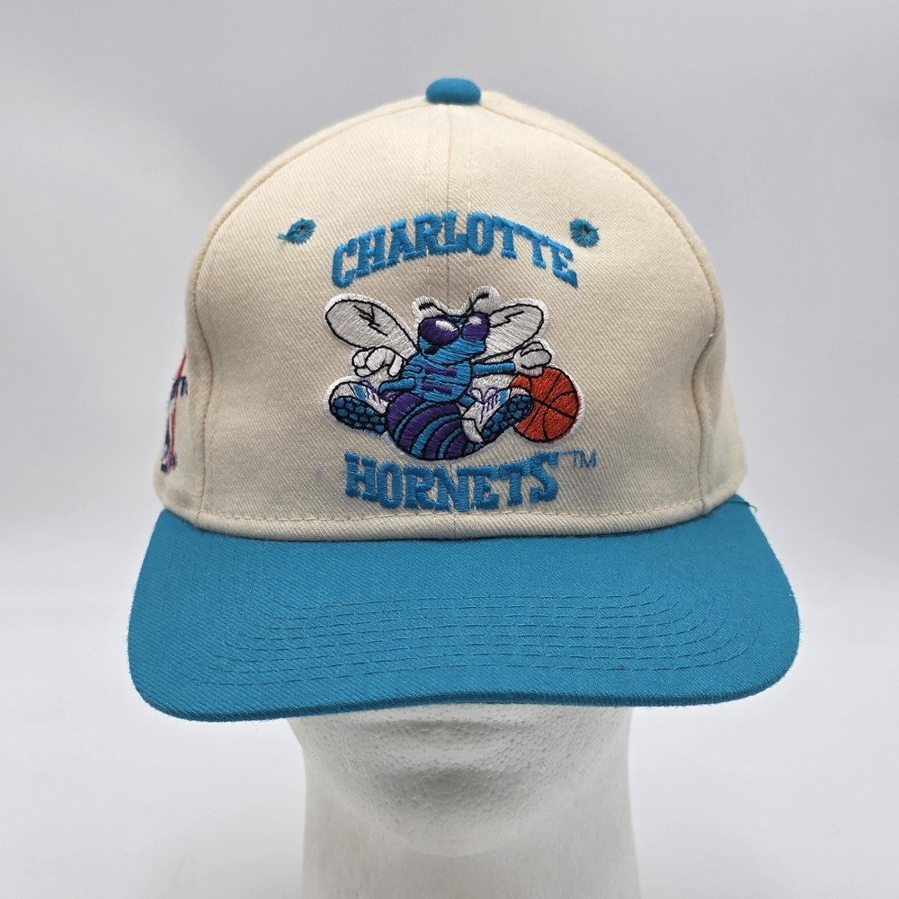 Vintage Charlotte Hornets‎ Sports Specialties WOOL Cap Hat Fitted Size 7 1/4 NBA